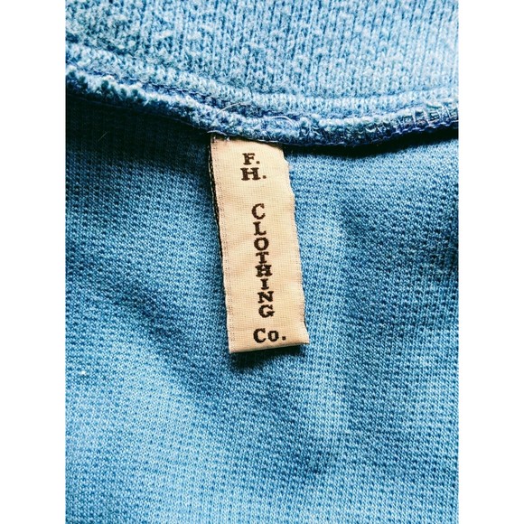 F H Clothing Co Jacket Blue Size XL 100% Cotton Button up - Picture 4 of 7